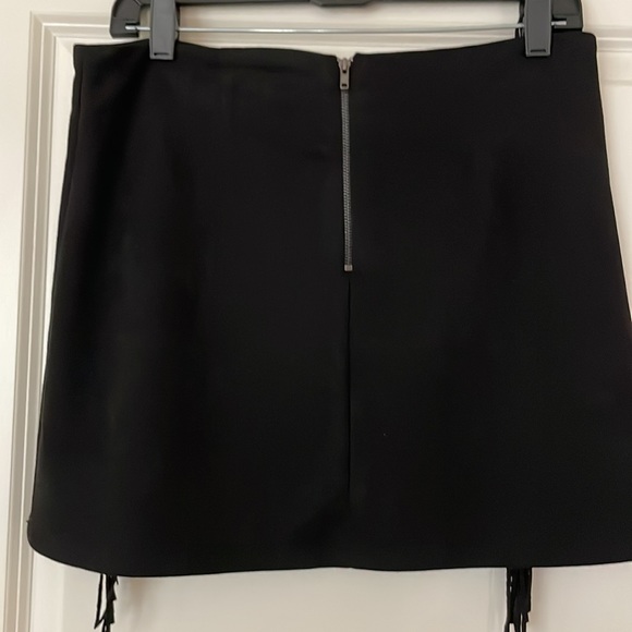 Black Fringe Chelsea & Violet Mini Skirt - Picture 3 of 3